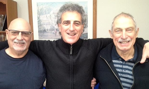 From left to right: Vin Catoggio sen., Vin Catoggio and Dom Catoggio.
