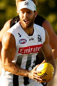 Brent Macaffer appears in line to make his AFL return when Collingwood travels to Geelong on Friday night.