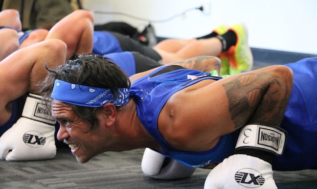 Allen Christensen has been lighting up the training track. Picture: Lions.com.au