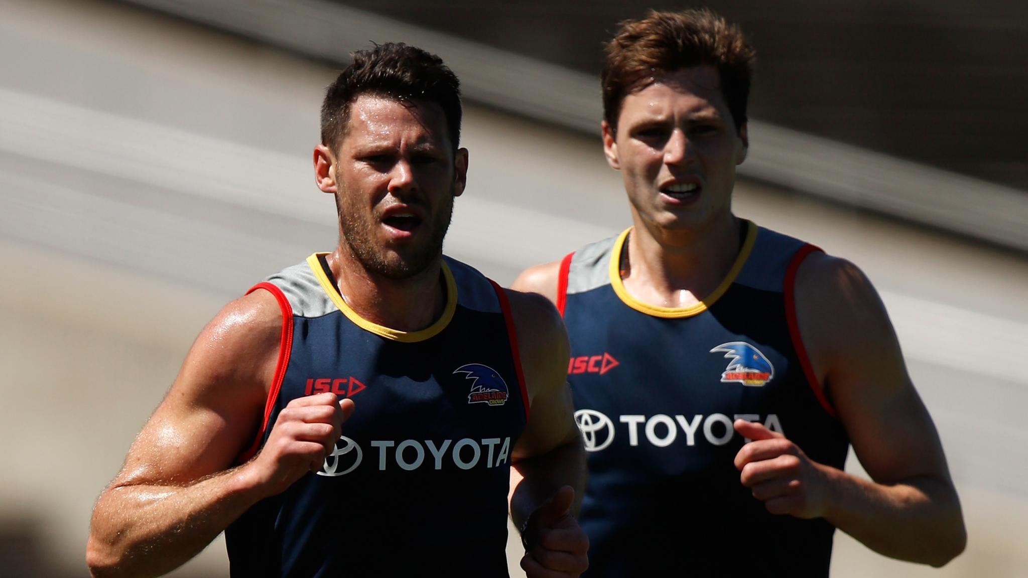 West Coast Eagles - FIRST LOOK: Chris Masten shows off our new indigenous  guernsey to be worn by the boys on Friday. Details: