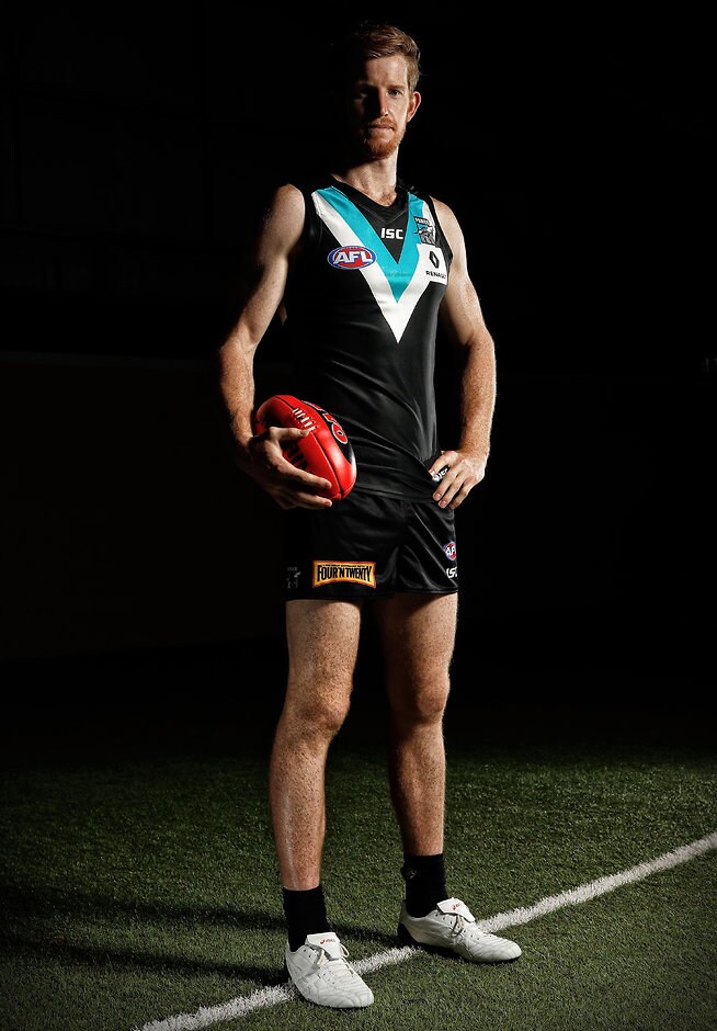 AFL 2017 Portraits - Port Adelaide Matthew Lobbe has landed at Carlton - AFL,Trade,Port Adelaide Power,Carlton Blues,Matthew Lobbe