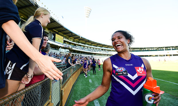AFLW 2017 Rd 06 - Fremantle v Carlton