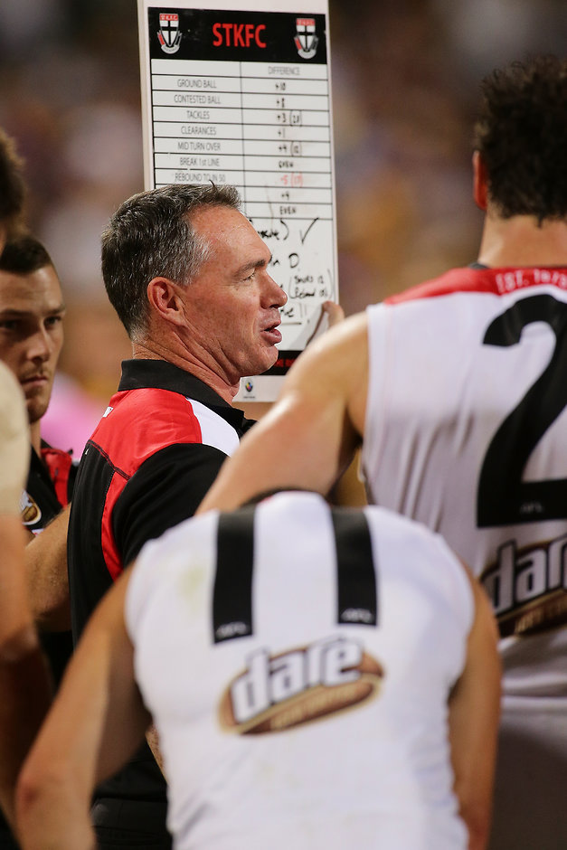 AFL 2017 Round 02 - West Coast v St Kilda Alan Richardson says umpires subconsciously favour home teams in Perth due to the parochial crowd - ${keywords}