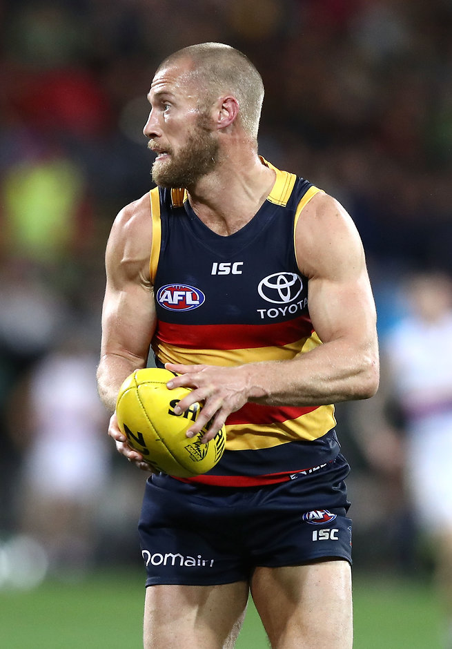 AFL 2017 Round 16 - Adelaide v Western Bulldogs Adelaide veteran Scott Thompson will retire at the end of the season - ${keywords}