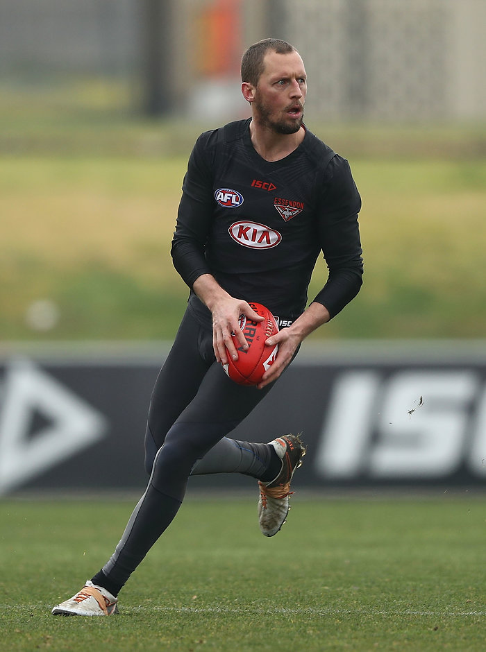 AFL 2017 Training - Essendon 020817 James Kelly in action at training - ${keywords}