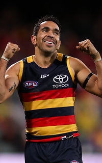 Adelaide Australia August Edbetts Of The Crows Celebrates A Goal During Adelaide Australia August Edbetts Of The Crows Celebrates A Goal During