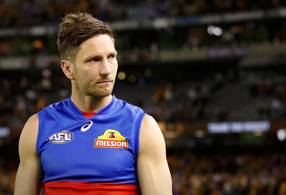AFL 2017 Round 23 - Hawthorn v Western Bulldogs Recently retired Bulldog Matthew Boyd has played the most games from the rookie list - AFL,Draft
