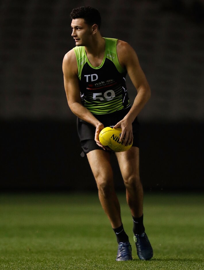 AFL 2017 Media - AFL Draft Combine Day 1 Connor Ballenden in action at the NAB AFL Draft Combine - AFL,Draft Combine,Brisbane Lions