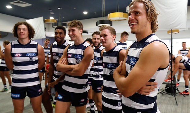 AFL 2018 Media - Geelong Cats Team Photo Day