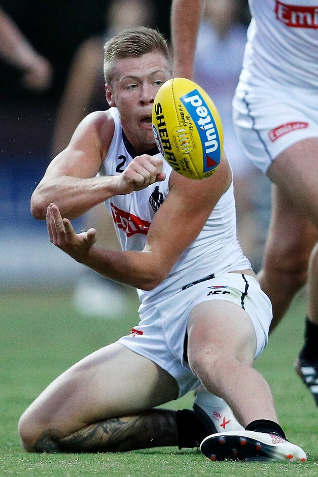 AFL 2018 Training - Collingwood 220118 Magpie Jordan De Goey - AFL,Collingwood Magpies,Jordan De Goey,Injuries