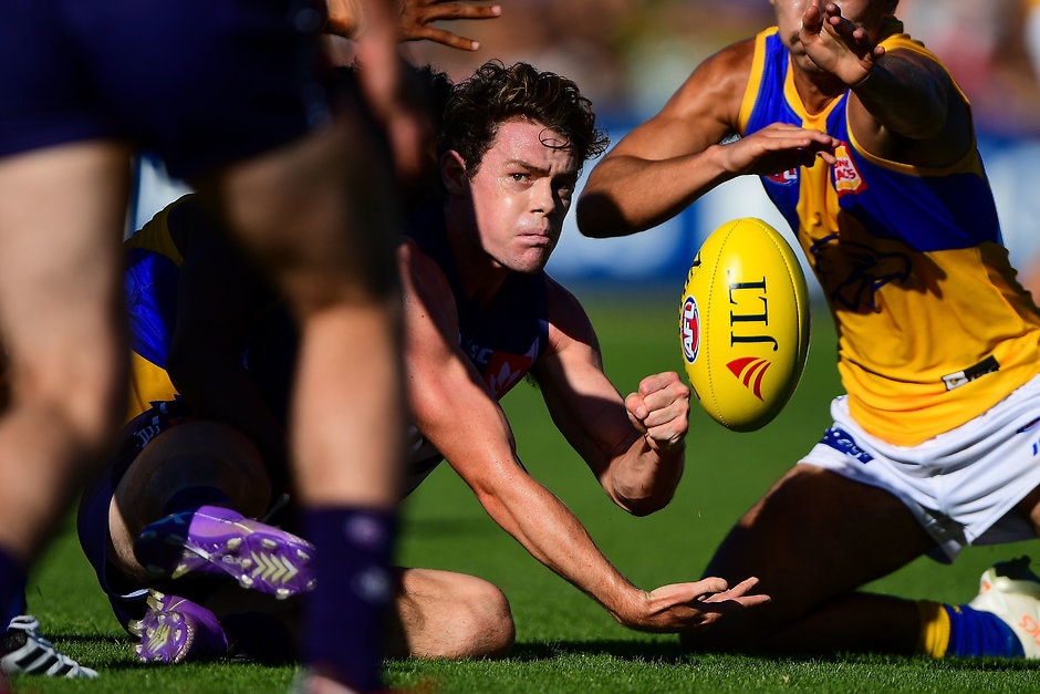 AFL 2018 JLT Community Series - Fremantle v West Coast Lachie Neale racked up the highest Fantasy total for week three of the JLT Community Series - AFL,Fantasy