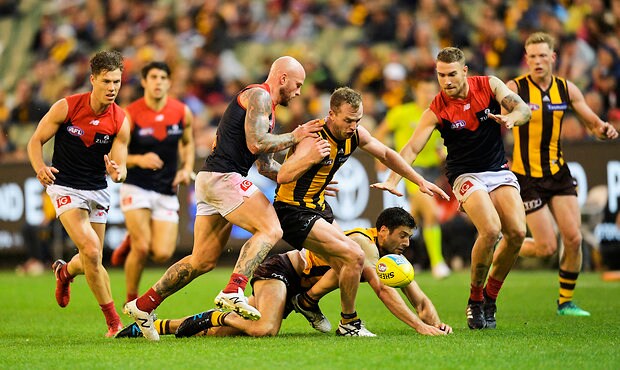 AFL 2018 Round 04 - Hawthorn v Melbourne