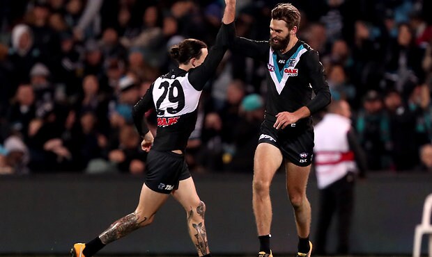 AFL 2018 Round 14 - Port Adelaide v Melbourne