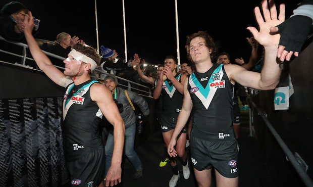 AFL 2018 Round 14 - Port Adelaide v Melbourne