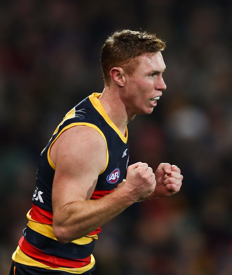 AFL 2018 Round 17 - Adelaide v Geelong Tom Lynch kicked four goals on Thursday night - AFL,Adelaide Crows,Geelong Cats