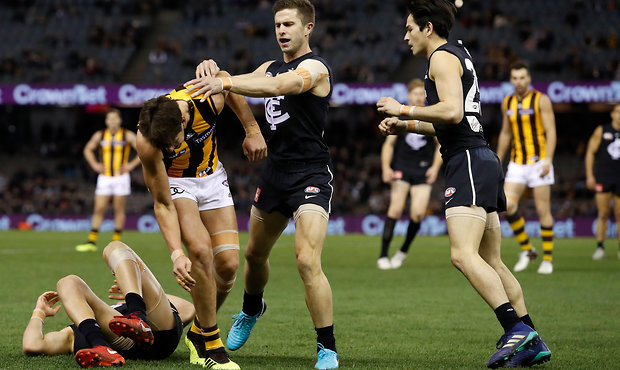 AFL 2018 Round 18 - Carlton v Hawthorn