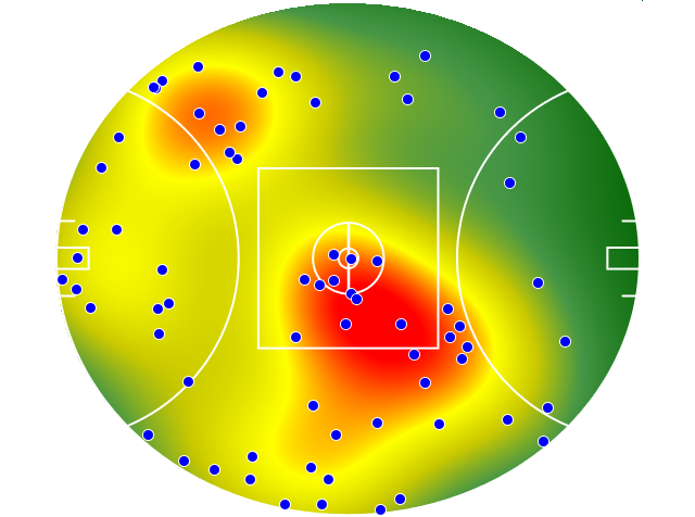 North Melbourne heatmap