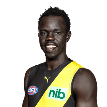 Bigoa Nyuon - Richmond Tigers - AFL Player Profile - SuperCoach & AFL ...