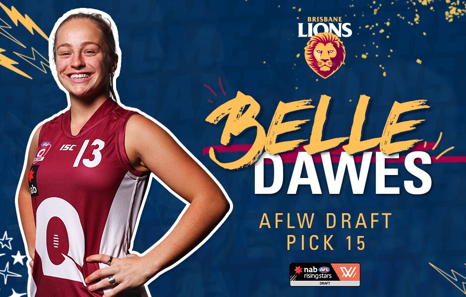 Welcome to the Den, Belle Dawes - lions.com.au