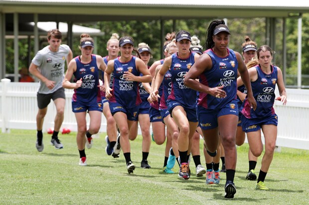 AFLW Gallery: Open training session