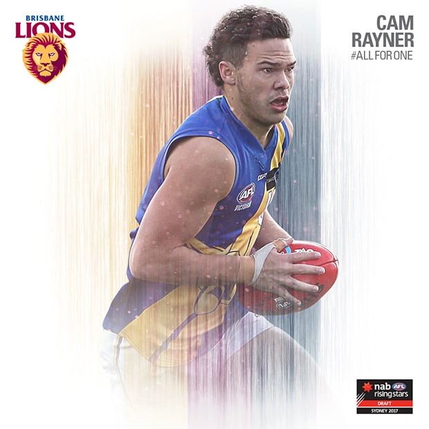 Brisbane Lions snap up Cameron Rayner with No1 AFL draft pick, AFL