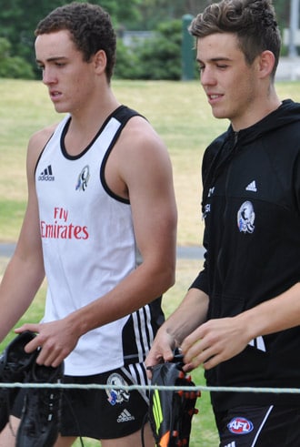 Watch the draftees hit the track and speak to CTV