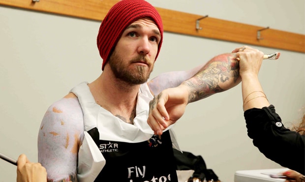 Photos: Swan's tattoo prank