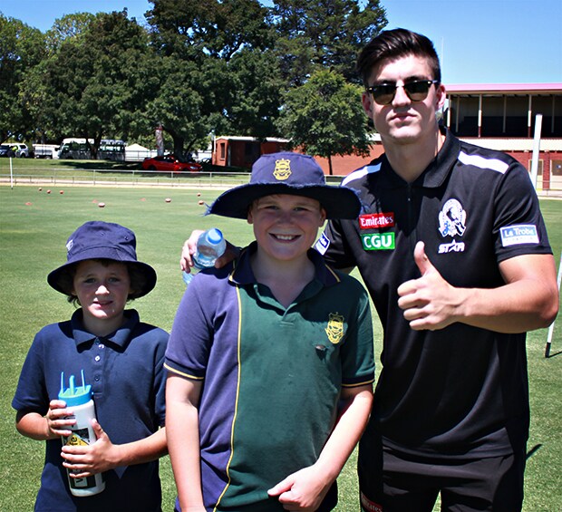 Behind the scenes with Taylor Adams at Collingwood's Falls Creek camp