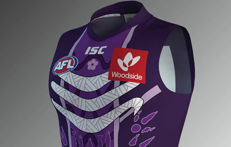 Fremantle's 2019 Indigenous guernsey. - Fremantle,Fremantle Dockers