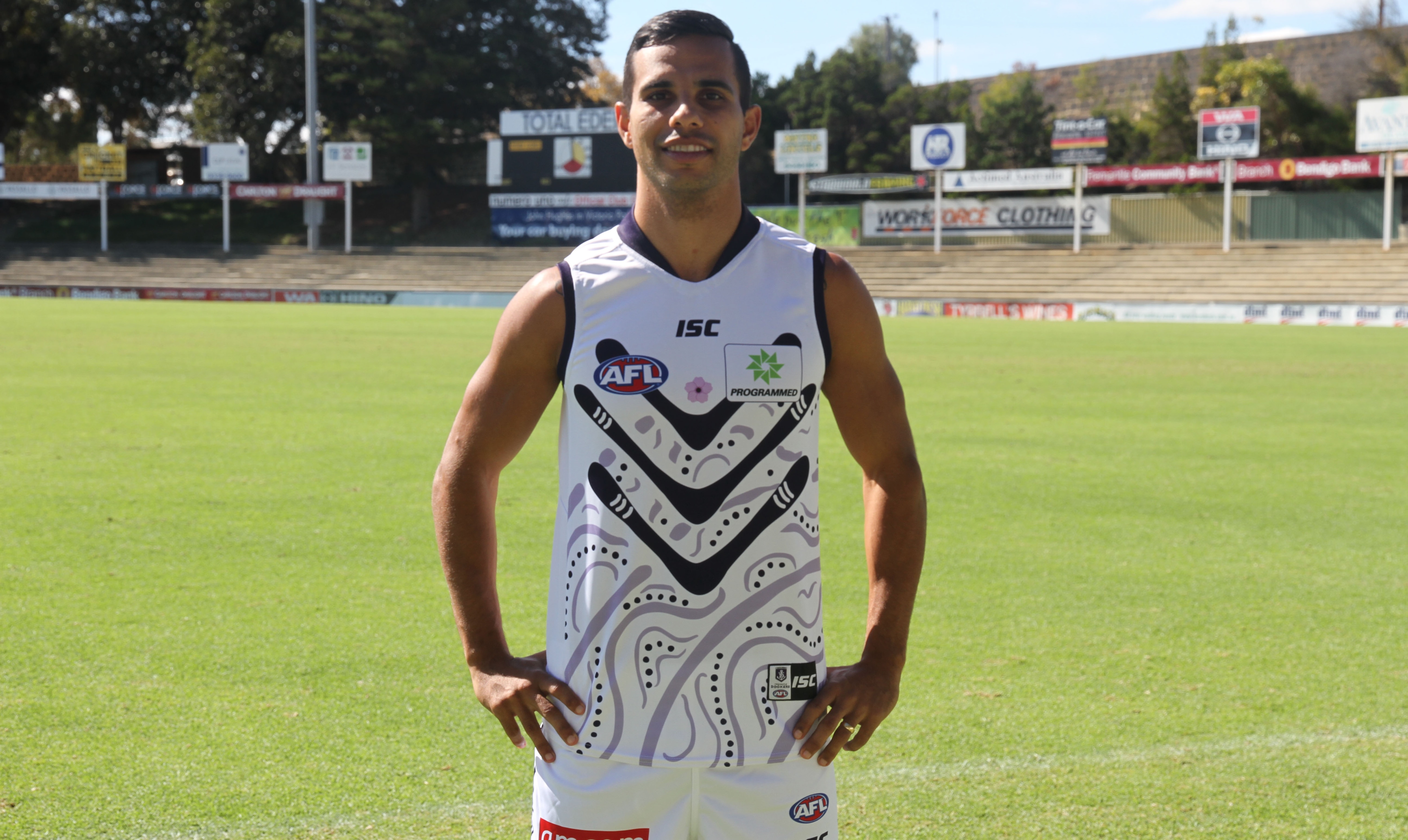 Freo Retro Round Jersey FREMANTLE DOCKERS AFL Mens Retro Guernsey