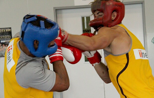 Ready to rumble in the gym