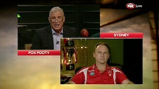 Swanstv John Longmire On Fox Footy S On The Couch Sydneyswans