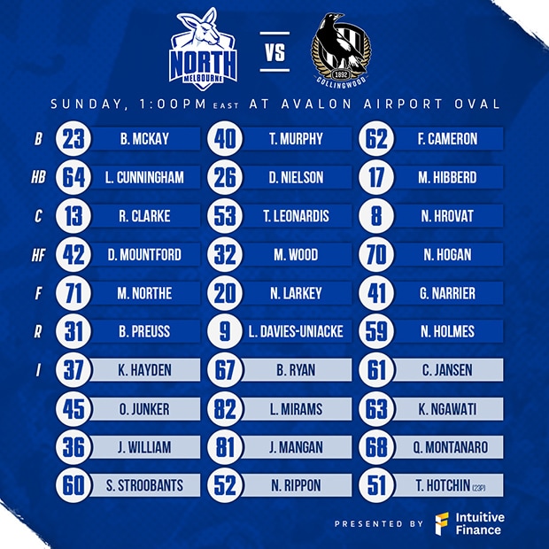 VFL: Round 17 squad