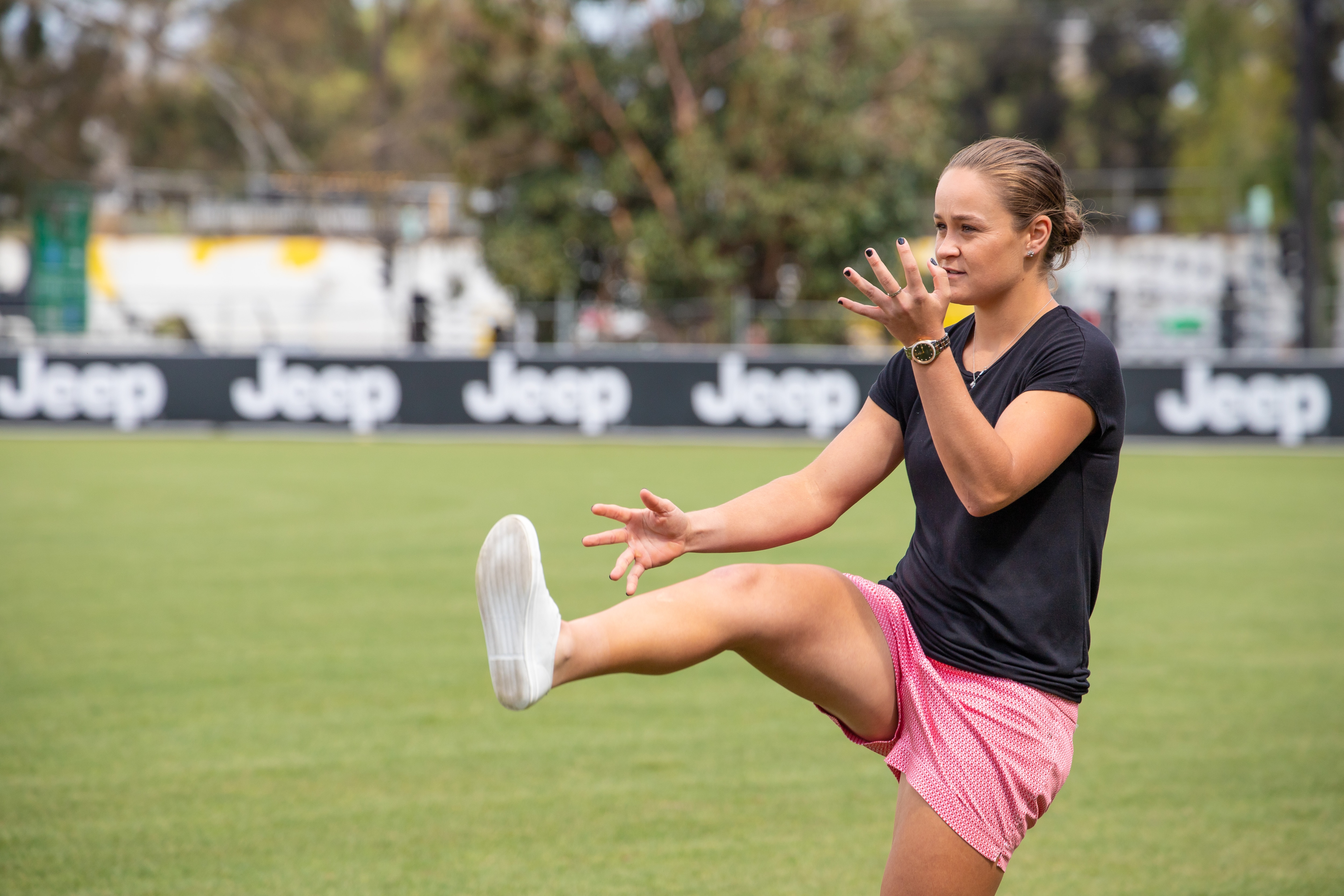 Ash Barty visits Tigerland