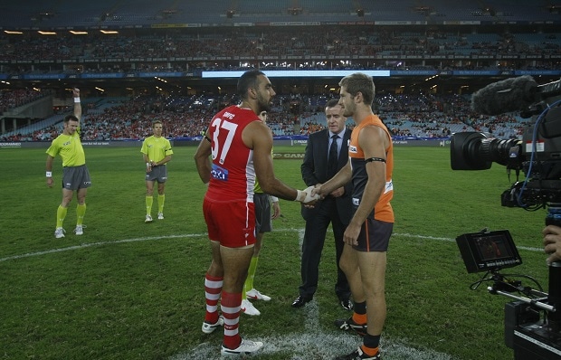 AFL 2012 Rd 01 - GWS Giants v Sydney