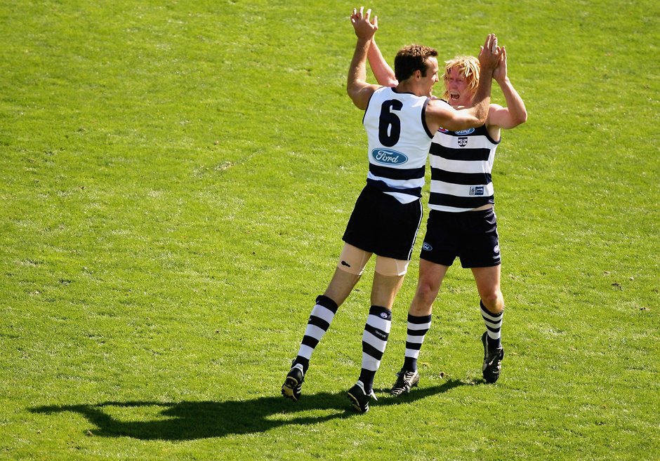 AFL 2006 Rd 1 - Geelong v Brisbane Brad Ottens' number 6 will be available in 2019. - Geelong Cats
