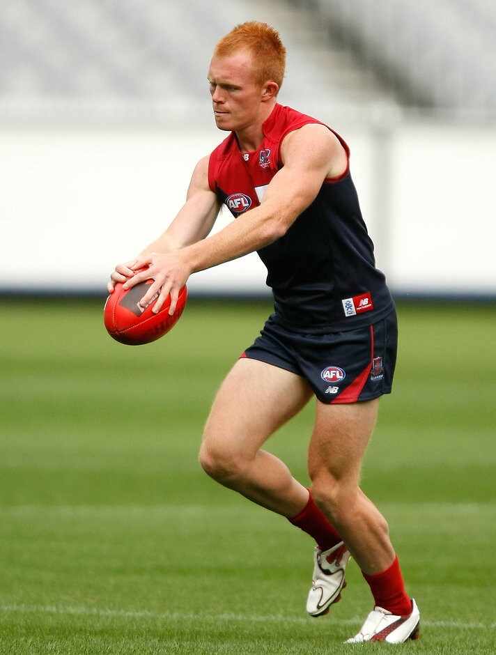 AFL 2011 Training - Melbourne 180311 Cameron Johnston training at Melbourne in 2011 - ${keywords}