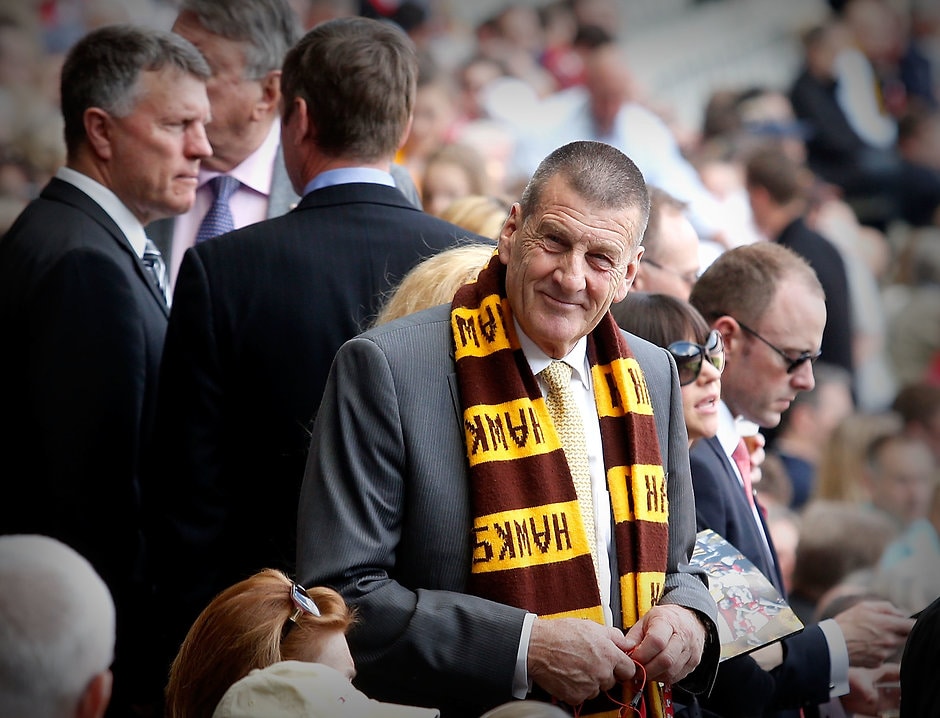 AFL 2014 Toyota Grand Final - Sydney v Hawthorn Hawthorn president Jeff Kennett - AFL,Hawthorn,Jeff Kennett