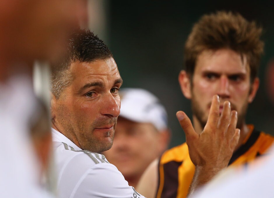 AFL 2016 NAB Challenge - Hawthorn v Carlton Adem Yze has become a key component of the Hawks' coaching setup after a decorated playing career with Melbourne - AFL,Hawthorn Hawks,Melbourne Demons