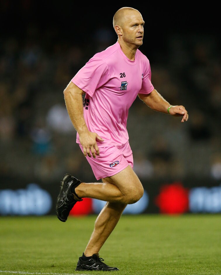 AFL 2016 NAB Challenge - Richmond v Port Adelaide Port Adelaide runner Chad Cornes in action - AFL,Adelaide Crows