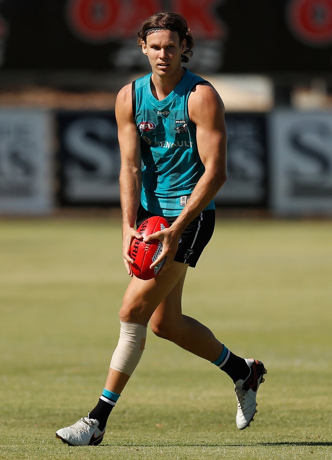 AFL 2017 Training - Port Adelaide 090317 Logan Austin is off to the Saints - AFL,Trade,St Kilda Saints,Port Adelaide Power,Logan Austin