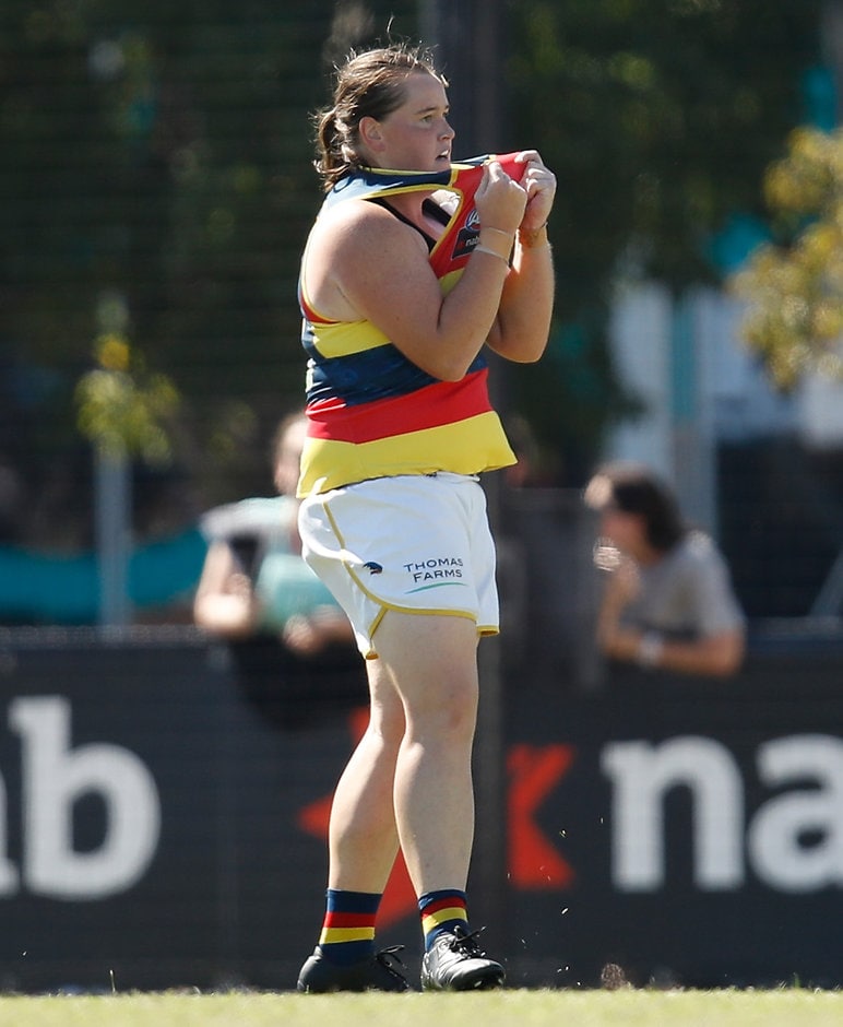 AFLW 2017 Rd 07 - Collingwood v Adelaide Sarah Perkins took the AFLW competition by storm this year - AFLW,Sarah Perkins,Adelaide Crows