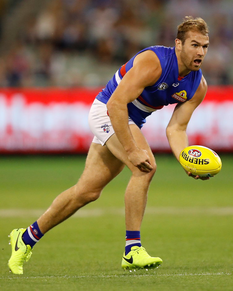 AFL 2017 Round 01 - Collingwood v Western Bulldogs Crameri has spent four seasons at the Bulldogs since crossing from Essendon at the end of the 2013 season. (Photo: AFL Media) - Western Bulldogs,Stewart Crameri,Mitch Honeychurch