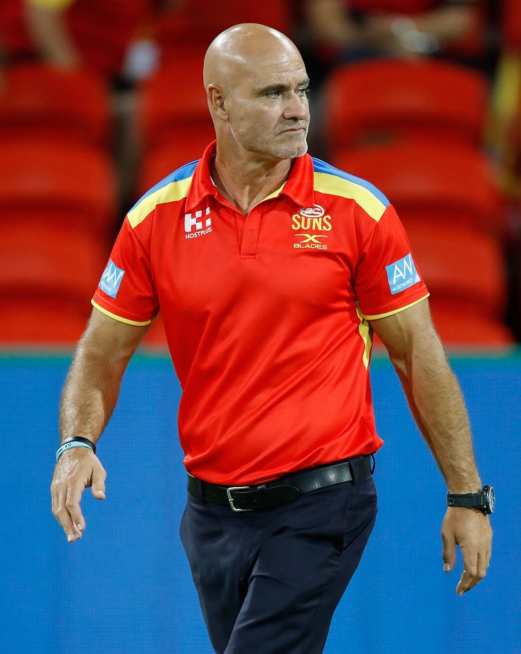 AFL 2017 Round 01 - Gold Coast v Brisbane Andy Lovell is a well-respected assistant at Gold Coast - AFL