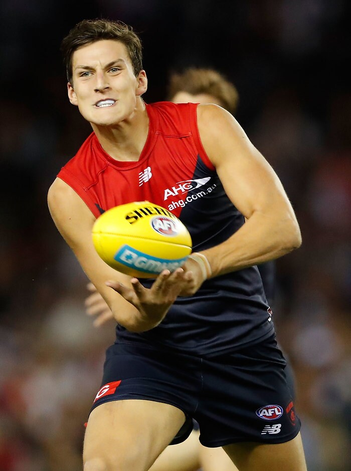 AFL 2017 Round 03 - Geelong v Melbourne The timing of Sam Weideman's return from ankle surgery is uncertain - AFL,Melbourne Demons,Sam Weideman,Tom McDonald,Nathan Jones,Jesse Hogan,Joel Smith,Jack Viney,Dean Kent,Timothy Smith,Aaron vandenBerg,Charlie Spargo,Harrison Petty