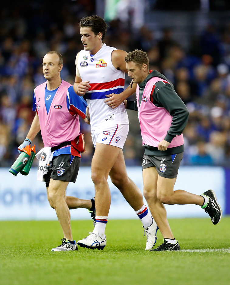 Tom Boyd off early after nasty head hit