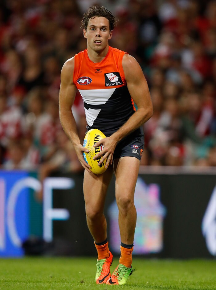 AFL 2017 Round 05 - Sydney v GWS Giants SYDNEY, AUSTRALIA - APRIL 22: Josh Kelly of the Giants in action during the 2017 AFL round 05 match between the Sydney Swans and the GWS Giants at the Sydney Cricket Ground on April 22, 2017 in Sydney, Australia. (Photo by Michael Willson/AFL Media)