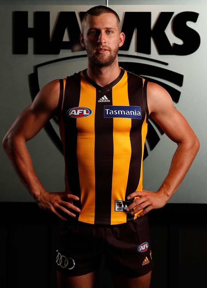 AFL 2017 Portraits - Hawthorn Jono O'Rourke's camp is confident he will at least be a rookie - AFL,Contracts,Trade,Hawthorn Hawks,Jonathan O'Rourke,Kade Stewart