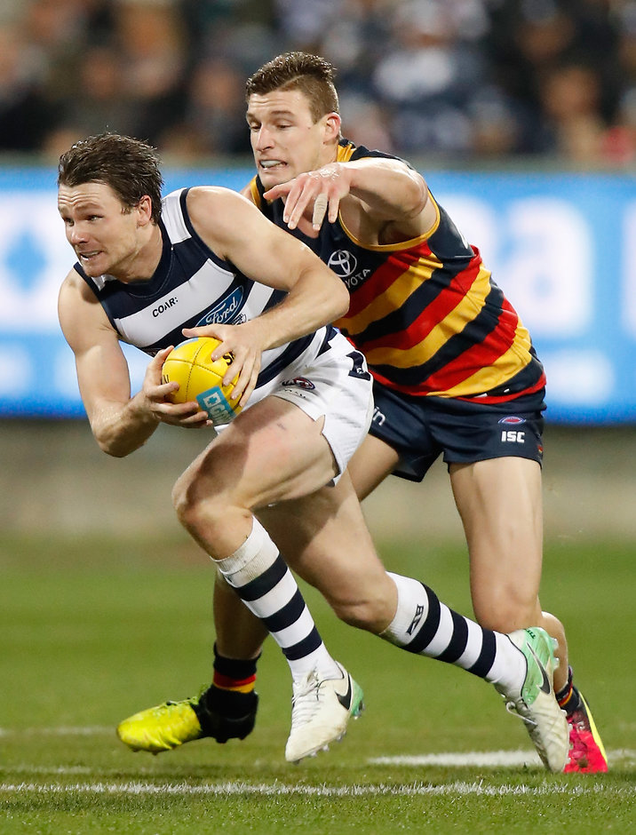 AFL 2017 Round 11 - Geelong v Adelaide Patrick Dangerfield and Josh Jenkins will renew acquaintances in Friday night's preliminary final - AFL,Patrick Dangerfield,Dustin Martin,After the Siren,column