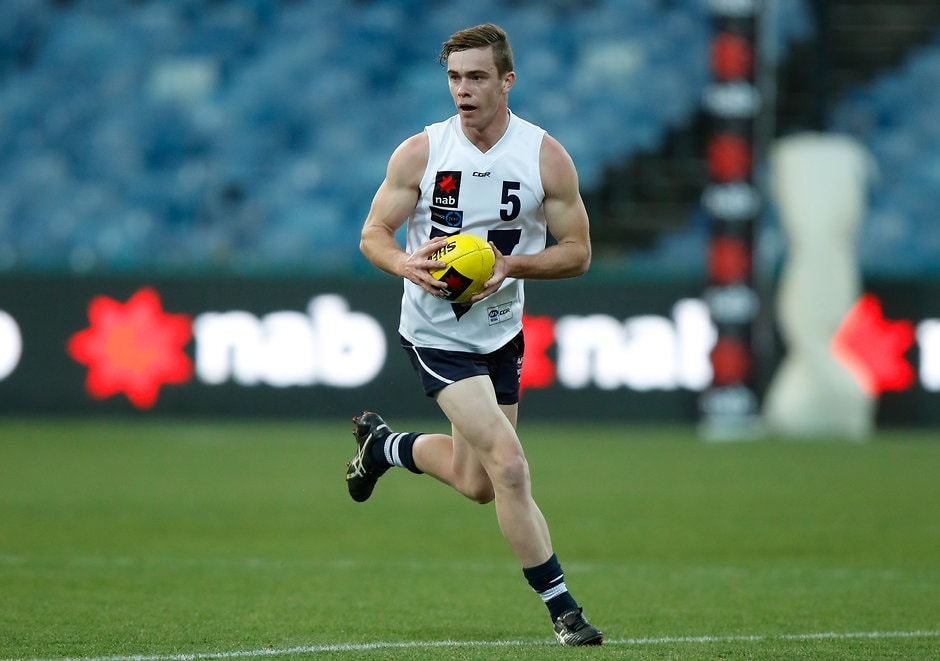 AFL 2017 U18 Championships - Vic C v SA GEELONG, AUSTRALIA - JULY 05: Ben Paton of Vic Country in action during the 2017 AFL Under 18 Championships match between Vic Country and South Australia at Simonds Stadium on July 05, 2017 in Geelong, Australia. (Photo by Michael Willson/AFL Media)